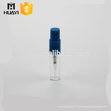 2ml leeres Glas Parfüm Tester Probe Flasche